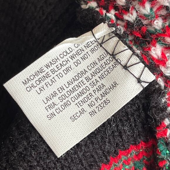 VINTAGE 80s NutCracker Holiday Sparkle Ugly Christmas Tunic Sweater Size Medium - Picture 7 of 7